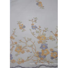 100% Polyester Fashion Design Embroidery Mesh Fabric